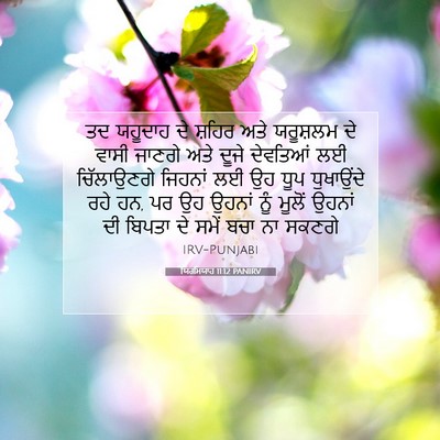 Picture 07 - ਯਿਰਮਿਯਾਹ 11:12 PANIRV - ਤਦ ਯਹੂਦਾਹ ਦੇ ਸ਼ਹਿਰ - Bible Verse Picture