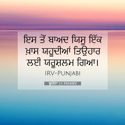 Picture 07 - ਯੂਹੰਨਾ 5:1 PANIRV - ਇਸ ਤੋਂ ਬਾਅਦ ਯਿਸੂ - Bible Verse Picture