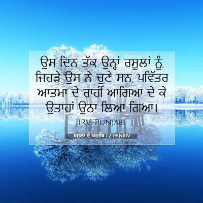 Picture 07 - ਰਸੂਲਾਂ ਦੇ ਕਰਤੱਬ 1:2 PANIRV - ਉਸ ਦਿਨ ਤੱਕ ਉਨ੍ਹਾਂ - Bible Verse Picture