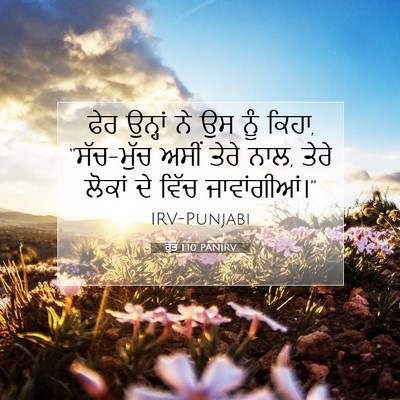 Picture 07 - ਰੁੱਤ 1:10 PANIRV - ਫੇਰ ਉਨ੍ਹਾਂ ਨੇ ਉਸ - Bible Verse Picture