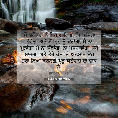 Picture 07 - ਹਿਜ਼ਕੀਏਲ 24:14 PANIRV - ਮੈਂ ਯਹੋਵਾਹ ਨੇ ਇਹ - Bible Verse Picture