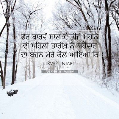 Picture 07 - ਹਿਜ਼ਕੀਏਲ 31:1 PANIRV - ਫੇਰ ਬਾਰਵੇਂ ਸਾਲ ਦੇ - Bible Verse Picture