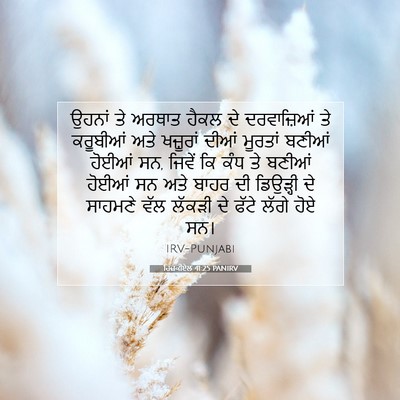 Picture 07 - ਹਿਜ਼ਕੀਏਲ 41:25 PANIRV - ਉਹਨਾਂ ਤੇ ਅਰਥਾਤ - Bible Verse Picture
