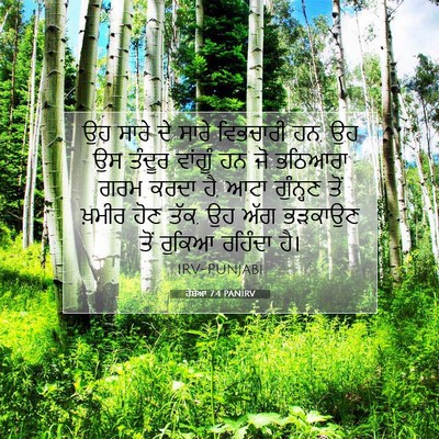 Picture 07 - ਹੋਸ਼ੇਆ 7:4 PANIRV - ਉਹ ਸਾਰੇ ਦੇ ਸਾਰੇ - Bible Verse Picture