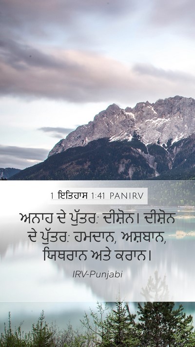 1 ਇਤਿਹਾਸ 1:41 PANIRV Bible Verse Image