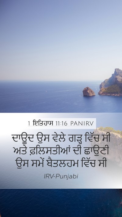 1 ਇਤਿਹਾਸ 11:16 PANIRV Bible Verse Image