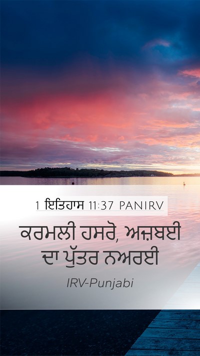 1 ਇਤਿਹਾਸ 11:37 PANIRV Bible Verse Image