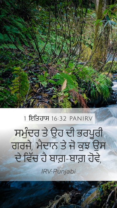 1 ਇਤਿਹਾਸ 16:32 PANIRV Bible Verse Image