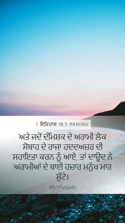 1 ਇਤਿਹਾਸ 18:5 PANIRV Bible Verse Image