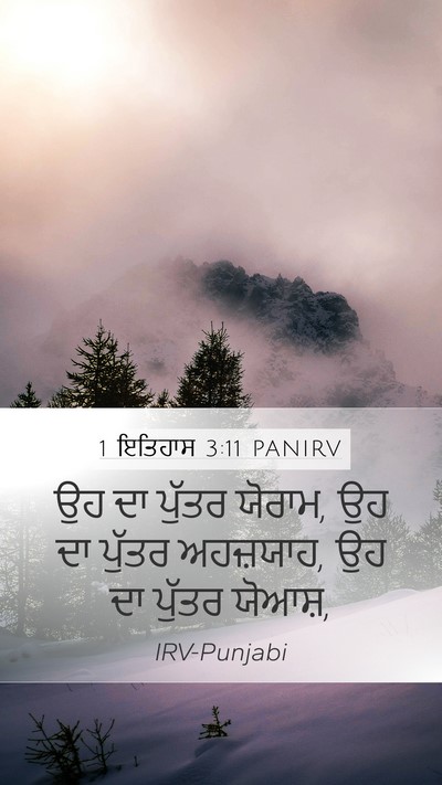 1 ਇਤਿਹਾਸ 3:11 PANIRV Bible Verse Image