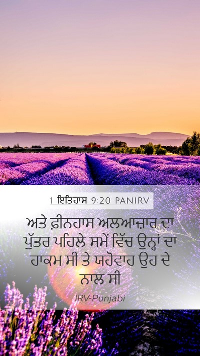 1 ਇਤਿਹਾਸ 9:20 PANIRV Bible Verse Image