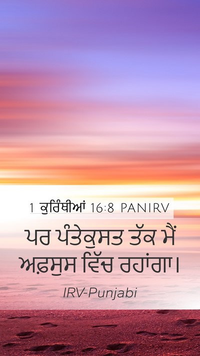 1 ਕੁਰਿੰਥੀਆਂ 16:8 PANIRV Bible Verse Image