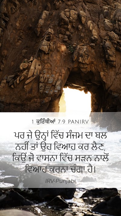 1 ਕੁਰਿੰਥੀਆਂ 7:9 PANIRV Bible Verse Image
