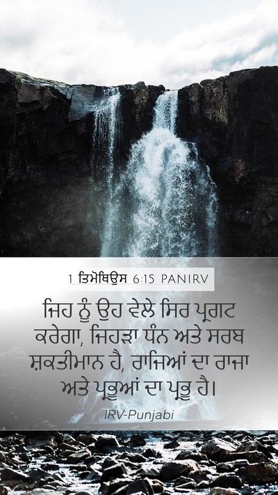 1 ਤਿਮੋਥਿਉਸ 6:15 PANIRV Bible Verse Image