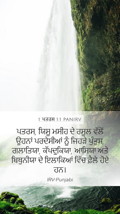 1 ਪਤਰਸ 1:1 PANIRV Bible Verse Image