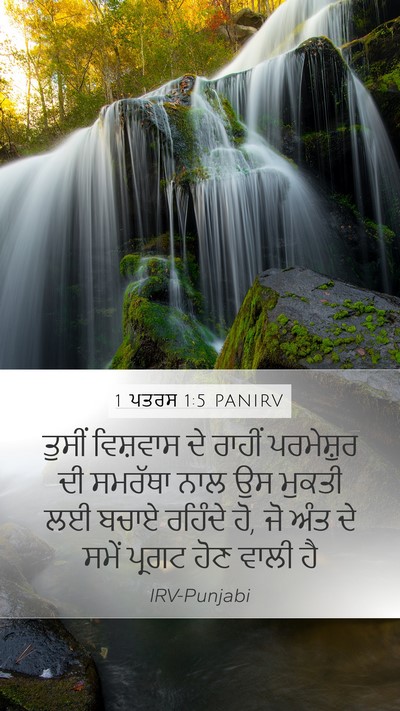 1 ਪਤਰਸ 1:5 PANIRV Bible Verse Image