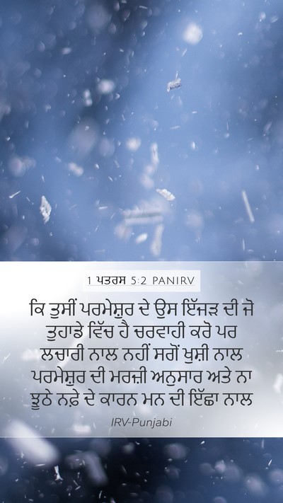1 ਪਤਰਸ 5:2 PANIRV Bible Verse Image