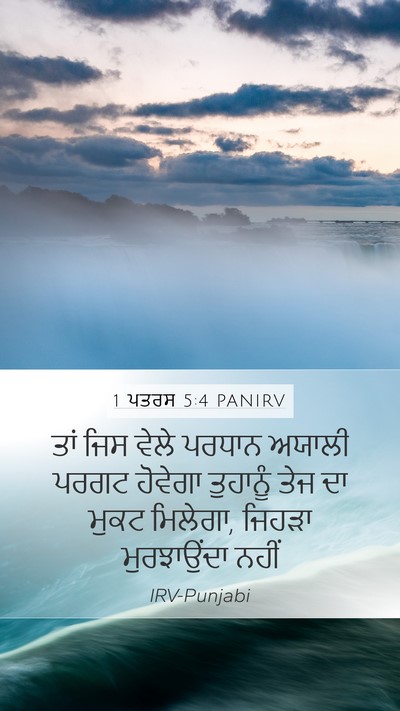 1 ਪਤਰਸ 5:4 PANIRV Bible Verse Image