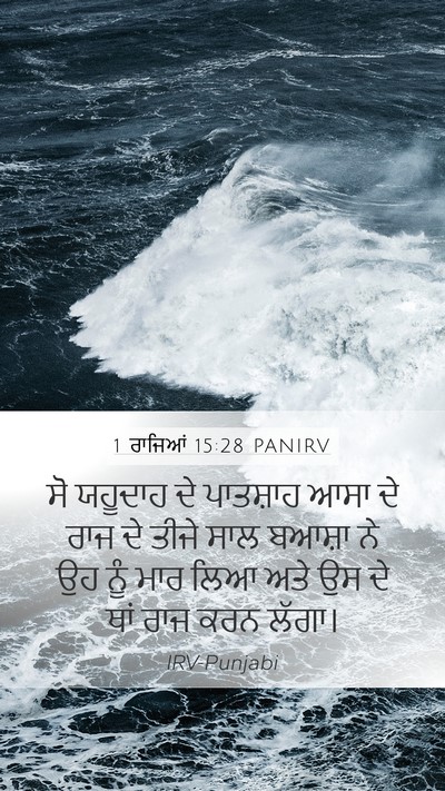 1 ਰਾਜਿਆਂ 15:28 PANIRV Bible Verse Image