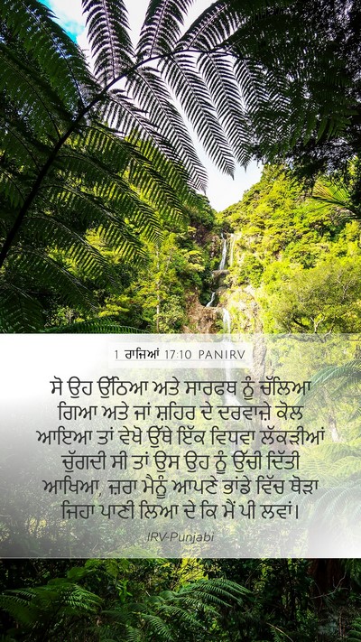 1 ਰਾਜਿਆਂ 17:10 PANIRV Bible Verse Image