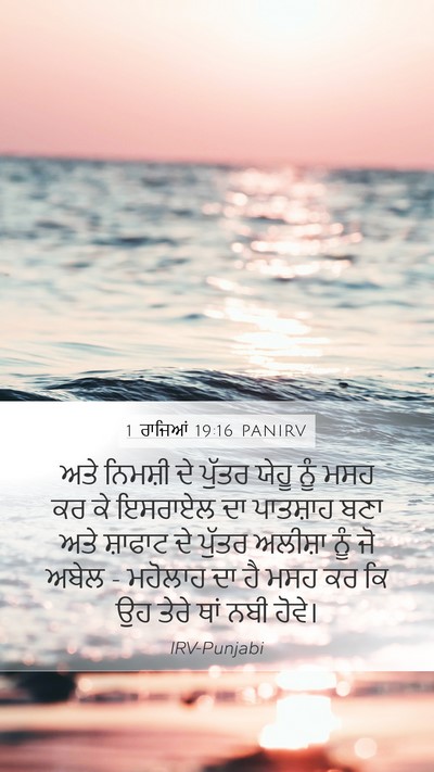 1 ਰਾਜਿਆਂ 19:16 PANIRV Bible Verse Image