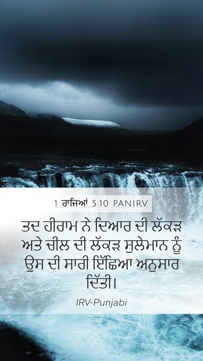 1 ਰਾਜਿਆਂ 5:10 PANIRV Bible Verse Image