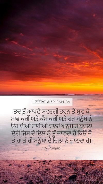 1 ਰਾਜਿਆਂ 8:39 PANIRV Bible Verse Image
