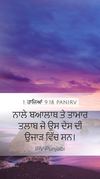 1 ਰਾਜਿਆਂ 9:18 PANIRV Bible Verse Image