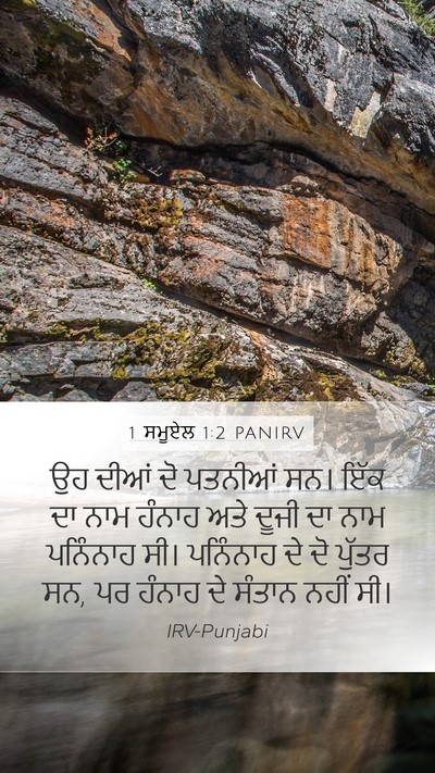 1 ਸਮੂਏਲ 1:2 PANIRV Bible Verse Image