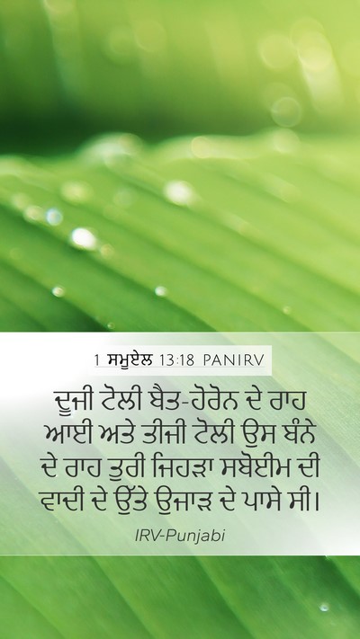 1 ਸਮੂਏਲ 13:18 PANIRV Bible Verse Image