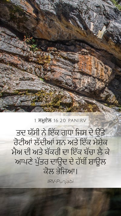 1 ਸਮੂਏਲ 16:20 PANIRV Bible Verse Image