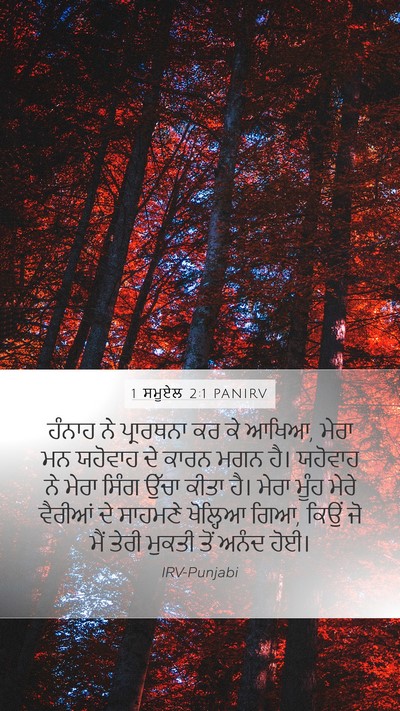 1 ਸਮੂਏਲ 2:1 PANIRV Bible Verse Image