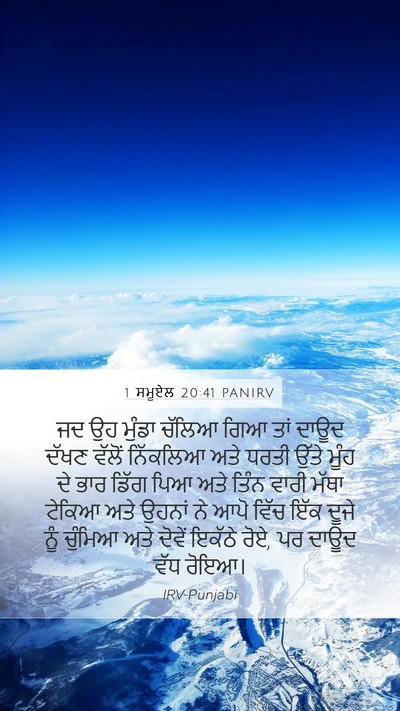 1 ਸਮੂਏਲ 20:41 PANIRV Bible Verse Image