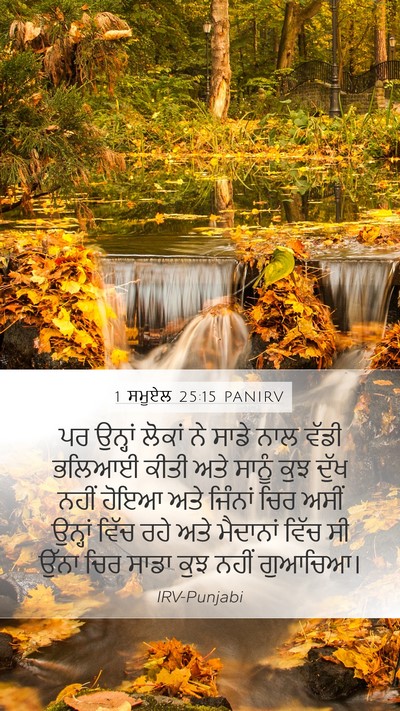1 ਸਮੂਏਲ 25:15 PANIRV Bible Verse Image