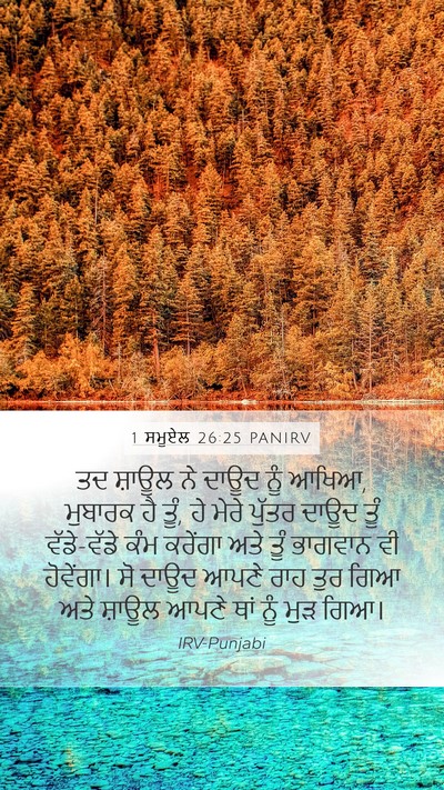 1 ਸਮੂਏਲ 26:25 PANIRV Bible Verse Image