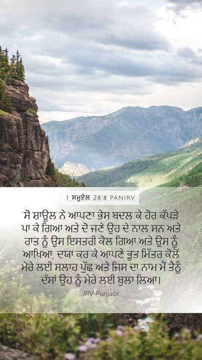1 ਸਮੂਏਲ 28:8 PANIRV Bible Verse Image