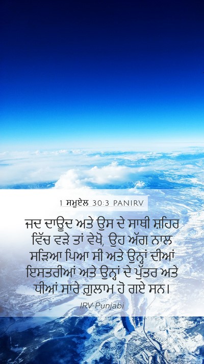 1 ਸਮੂਏਲ 30:3 PANIRV Bible Verse Image