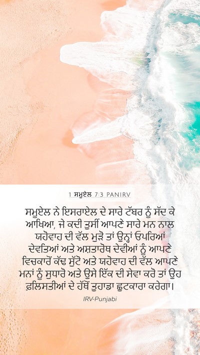 1 ਸਮੂਏਲ 7:3 PANIRV Bible Verse Image