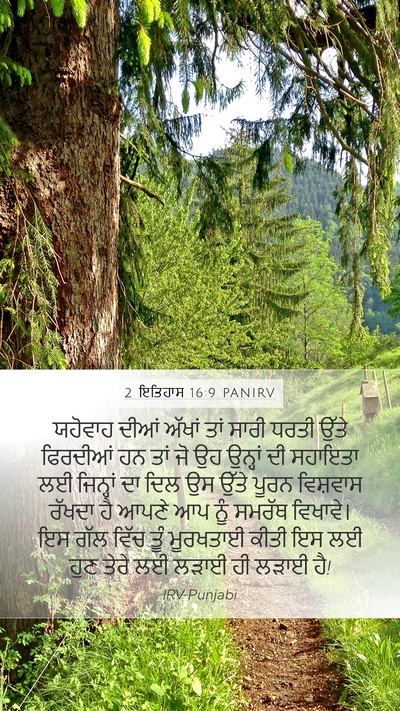 2 ਇਤਿਹਾਸ 16:9 PANIRV Bible Verse Image
