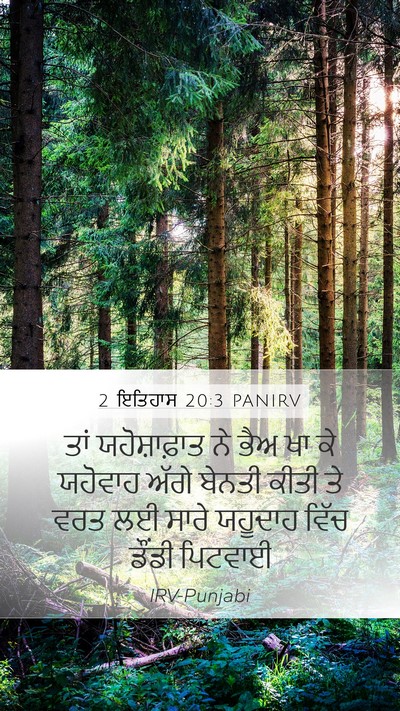 2 ਇਤਿਹਾਸ 20:3 PANIRV Bible Verse Image