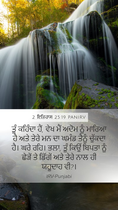 2 ਇਤਿਹਾਸ 25:19 PANIRV Bible Verse Image