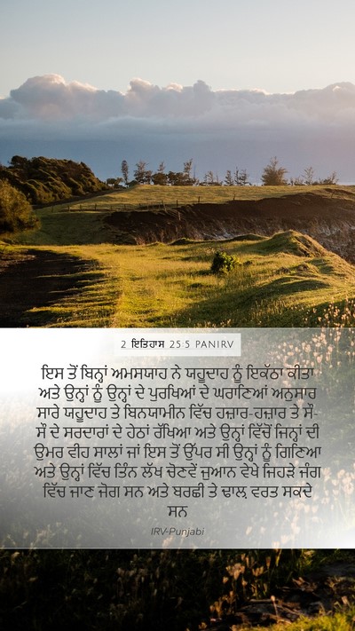 2 ਇਤਿਹਾਸ 25:5 PANIRV Bible Verse Image