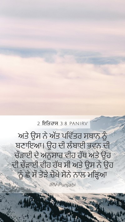 2 ਇਤਿਹਾਸ 3:8 PANIRV Bible Verse Image