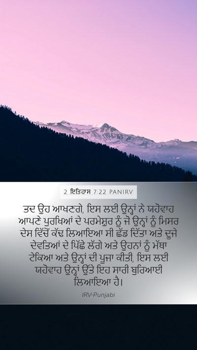 2 ਇਤਿਹਾਸ 7:22 PANIRV Bible Verse Image