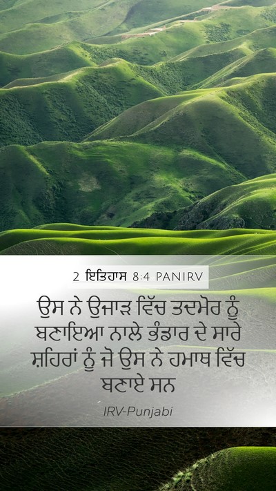 2 ਇਤਿਹਾਸ 8:4 PANIRV Bible Verse Image