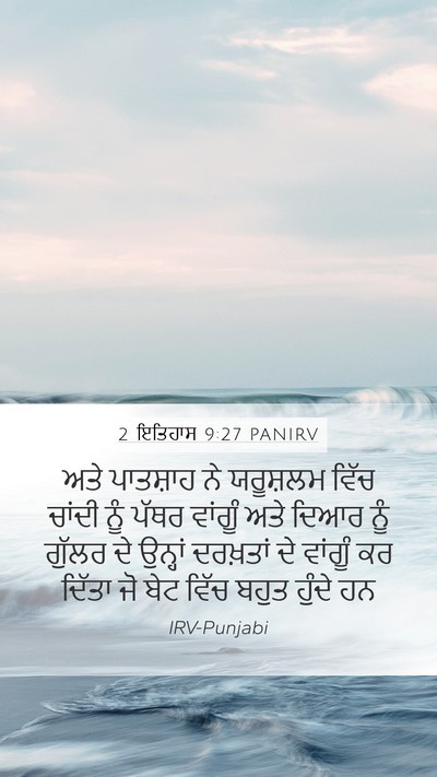 2 ਇਤਿਹਾਸ 9:27 PANIRV Bible Verse Image