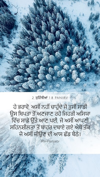 2 ਕੁਰਿੰਥੀਆਂ 1:8 PANIRV Bible Verse Image