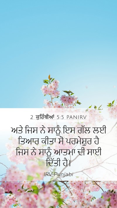 2 ਕੁਰਿੰਥੀਆਂ 5:5 PANIRV Bible Verse Image