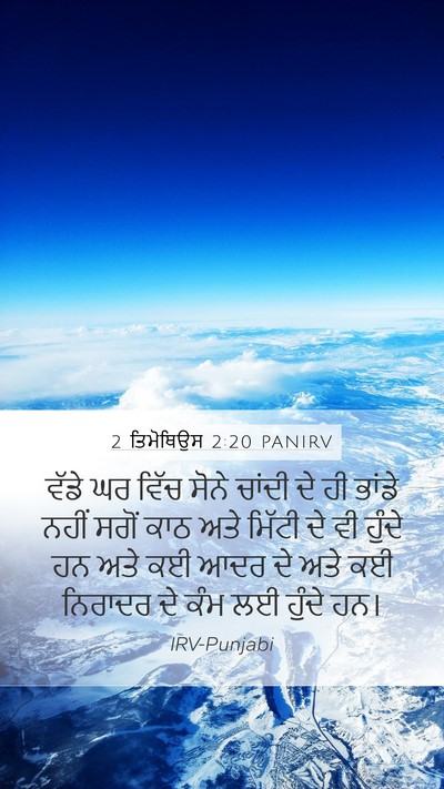 2 ਤਿਮੋਥਿਉਸ 2:20 PANIRV Bible Verse Image