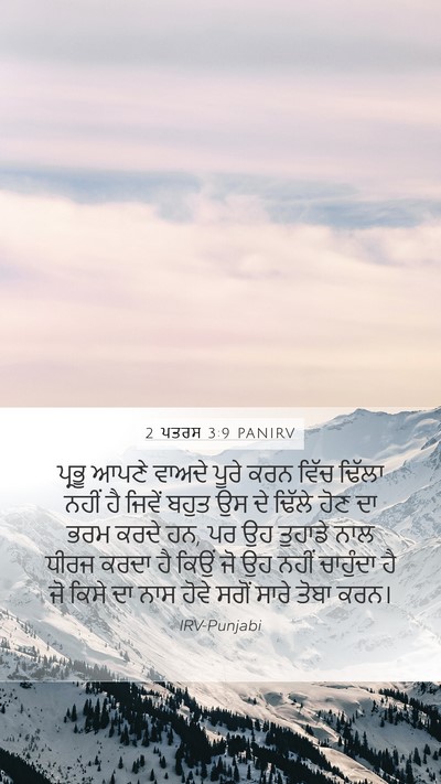 2 ਪਤਰਸ 3:9 PANIRV Bible Verse Image